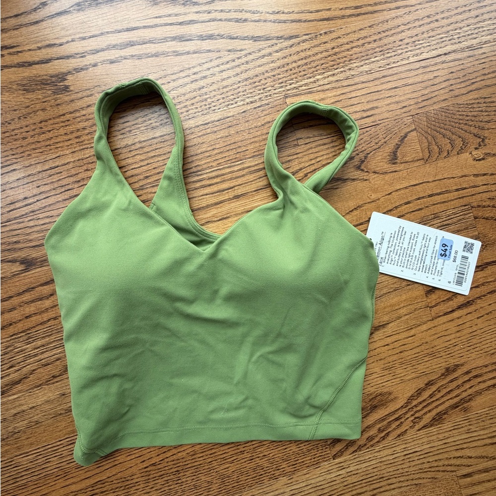 NWT Lululemon Athletica Align Tank Green Foliage